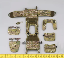 Easy&Simple ES 26060RA Russian  Special Operation Forces Military Hang Chest Vest Bag Medal Accessories For 12
