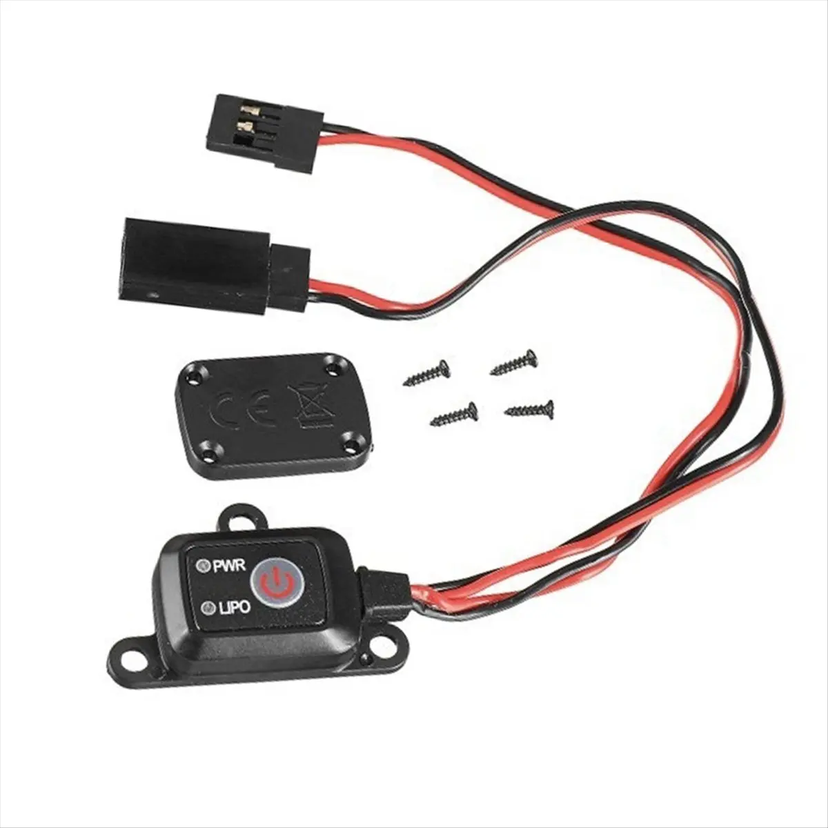 A40I Tiny Small MCU Controlled on/Off Battery Voltage Checked RC Power Switch for RC Car Plane Boat Lipo NIHM NIcad Batteries view 2
