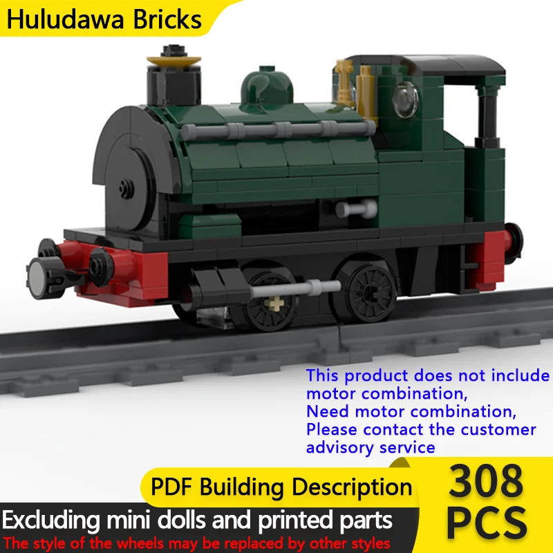 

Модель городской автомобиль MOC, строительные кирпичи GWR 0-4-0ST, паровой шейкер, модульная технология, детские праздничные подарки, сборные игрушки, костюм