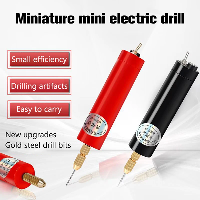 Handheld Miniature Electric Drill Wood Craft Tools Small Electric Grinder for Pearl Epoxy Resin Jewelry Making Electric Grinder