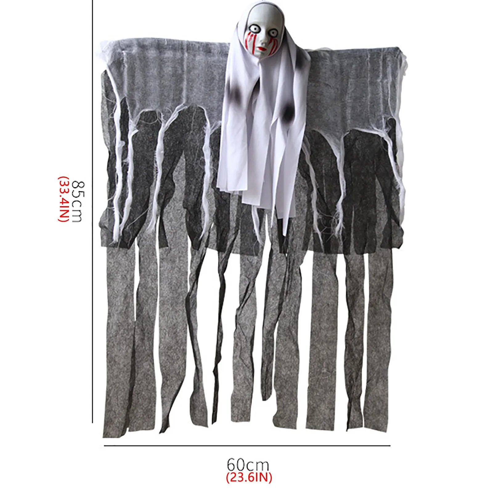 هالوين مقنعين الإناث الهيكل العظمي منزل مسكون شنقا زخرفة هالوين المشهد تخطيط زينة مهرجان لوازم الديكور #6