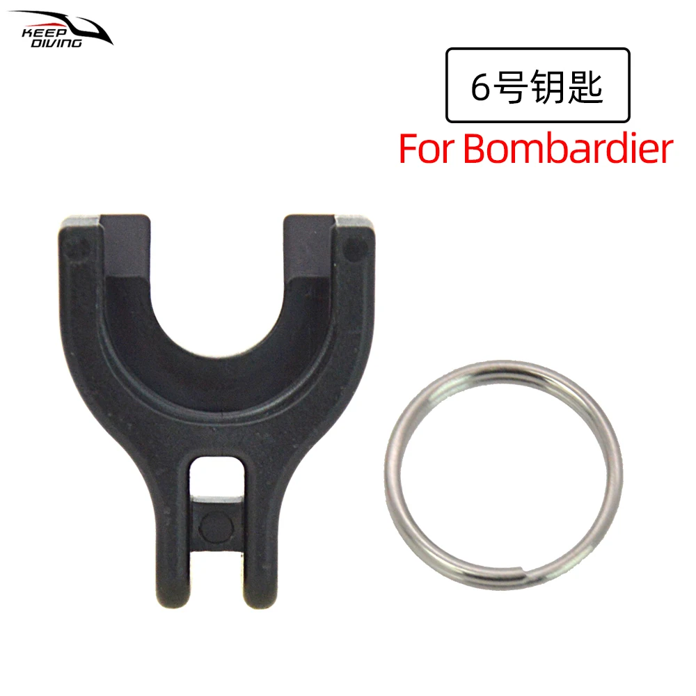 1 stks Kill Switch Sleutel Met Sleutelhanger Voor Buitenboordmotor Kill Switch Lanyard Yamaha Tohatsu Suzuki Mercury Emergency Stop