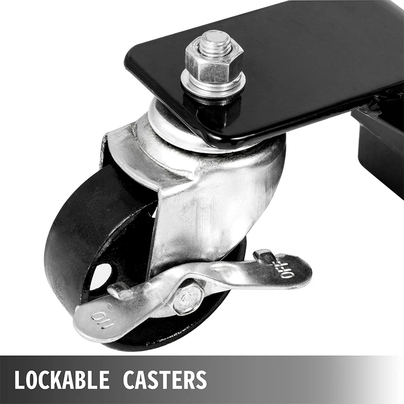 Hydraulic Motorcycle Scissor Jack 680KG Load Capacity Adjustable Portable Hoist Stand Lift Tool Non-Slip Rubber