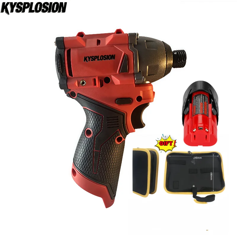 

Brushless Cordless Electric Screwdriver 12V Cordless Multi-Function Lithium-Ion Drill Driver Set For Milwaukee M12 battery