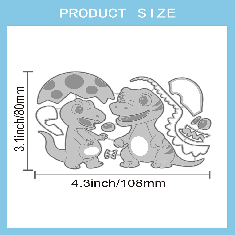 1 Stück Stegosaurus Dinosaurier Stanzformen Dinosaurier Thema Kohlenstoffstahl Stanzformen Schablonen Scrapbooking Vorlage für DIY