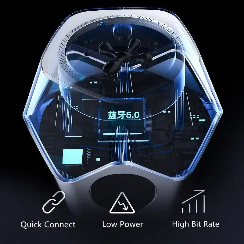 2025 High-end Rhythm Subwoofer Magnetic Fluid Touch Speaker Home Stereo Surround Sound Home Theater Audio