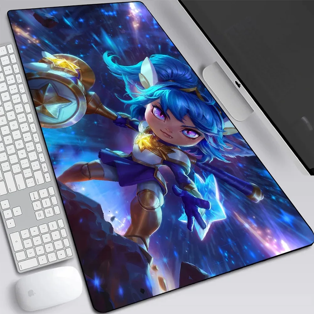 League of Legends Poppy Large Gaming Mouse Pad Computer Laptop Mousepad Keyboard Pad Desk Mat PC Gamer Mouse Mat Office Mausepad