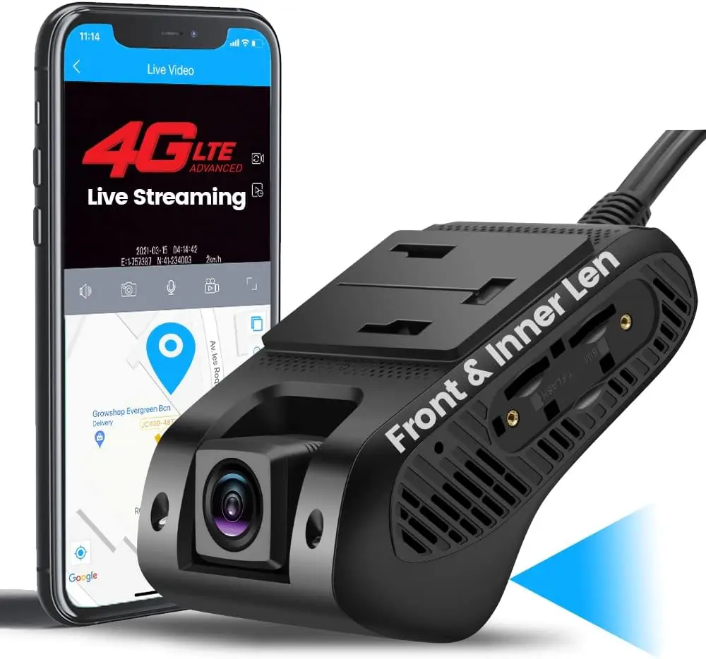

Jimi JC400P 4G/WiFi Dual Dash Cam 1080P GPS G-сенсор Контурная запись Live View
