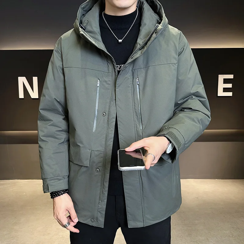 Hiking Jacket for Men Couple Outfits  Windproof and Waterproof Jacket Sporty Style Coat Mountaineering Suit Winter Down Jacket