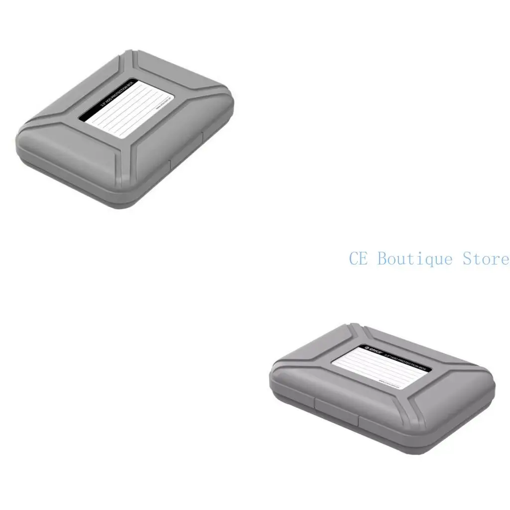 

652F Durable Case for 3.5" Hard Drives HDDs Protector Box Dustproof, Shockproof