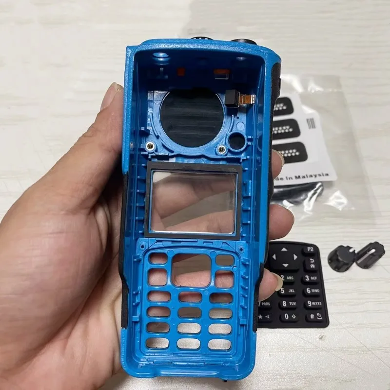 Handheld Radio Full Keypad Front Housing Cover Case Kit for Motorola DP4801ex DP4800ex DGP8550ex Walkie Takie Accessories