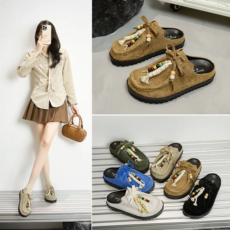 

Женские повседневные туфли из натуральной кожи, ретро-кроссовки в стиле кенгуру, весенне-осенние удобные мокасины