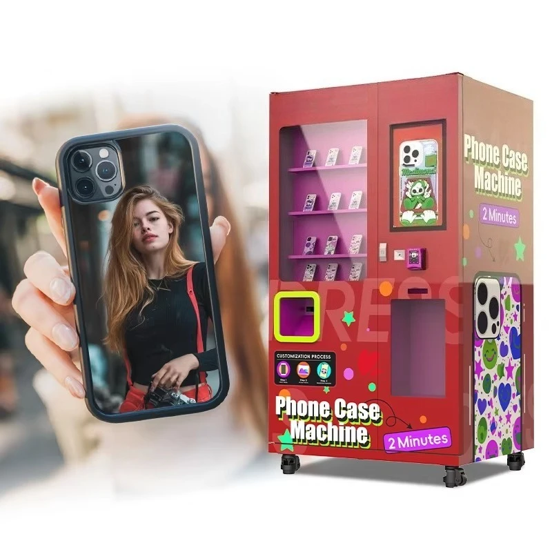 Efficient High-Speed DIY Phone Case Photo Printing Automatic Vending Machine Ideal for Malls, Airports & Train Stations