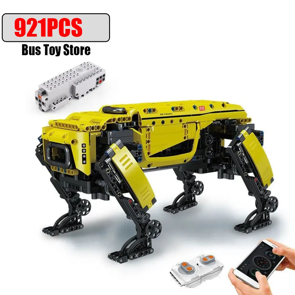 

Technical Robot Toys AlphaDog The RC Motorized Building Blocks Boston Dynamics Big Dog Model Bricks Toys for Kid Christmas Gifts