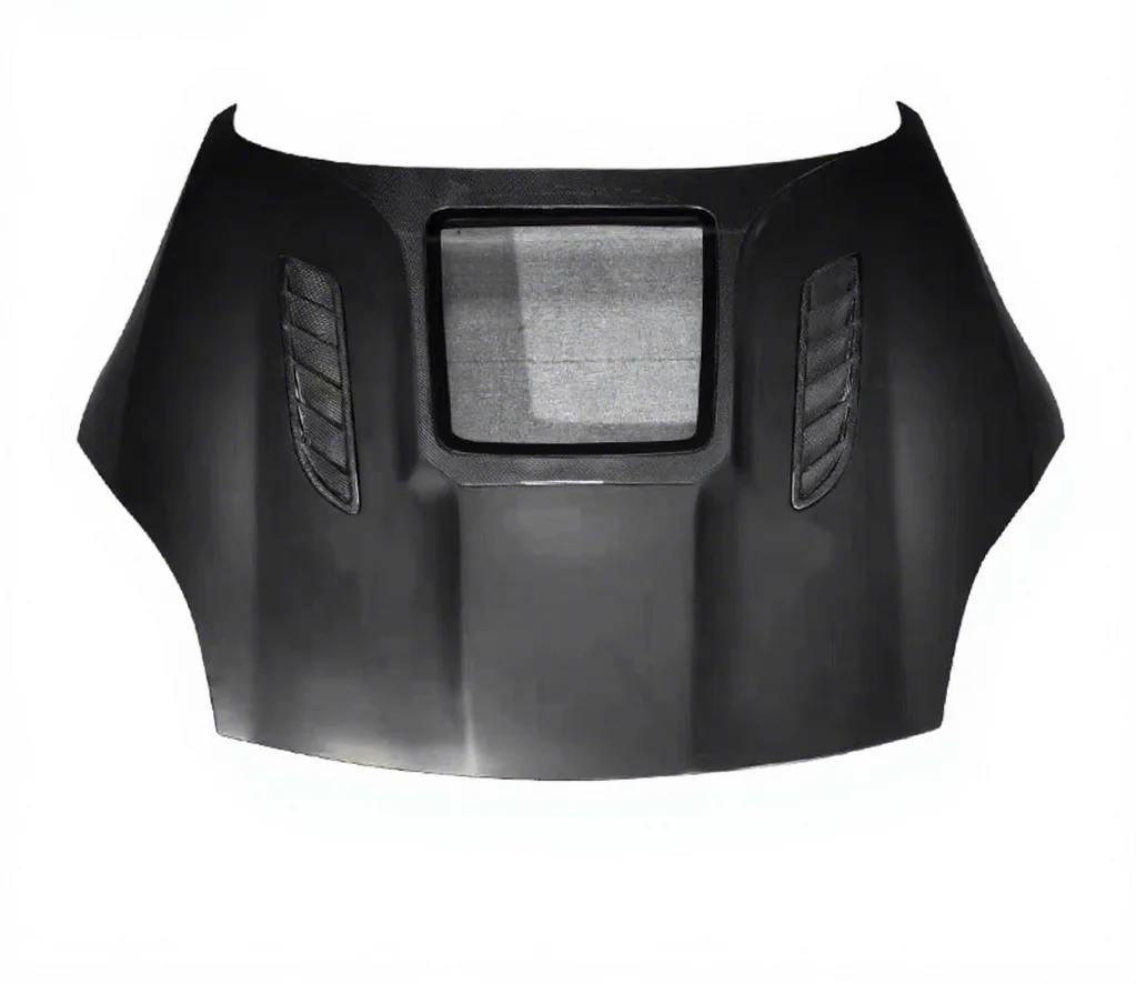 New Carbon Fiber Transparent Glass Engine Hood for Jaguar F-TYPE Specific Replacements