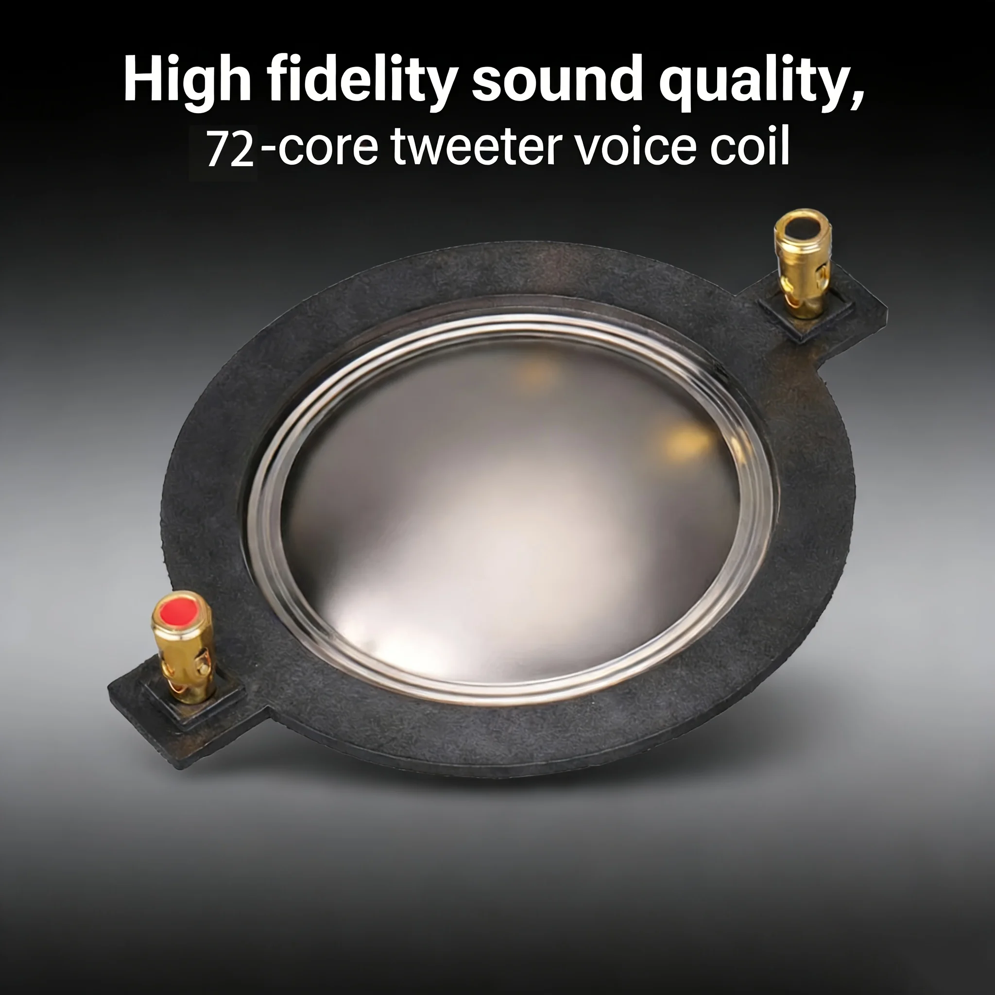 72-core Membrana Tweeter Array Driver in Pellicola Argentata, Componente Membrana ad Alta Fedeltà, Prestazioni
