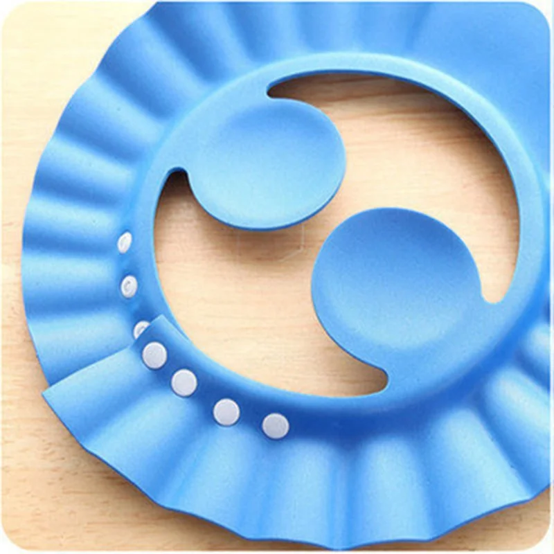 Adjustable Soft Cap Baby Shampoo Hair Care Kids Safety Shampoo Bath Cap Bath Protection Kids Bath Cap