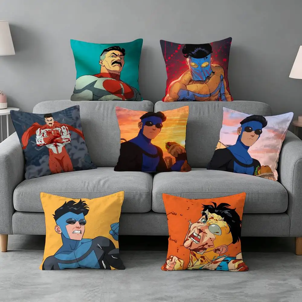 Super H-Hero Invincible-e Pillow cover Simple solid color design Surprise For Multiple Bedroom Styles.