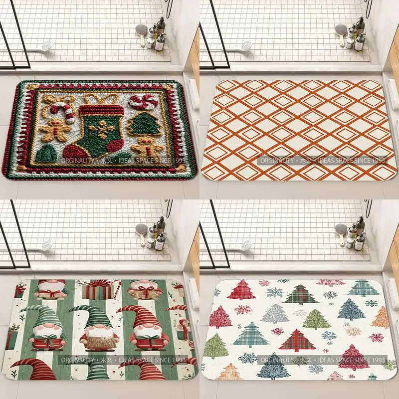 

Christmas-themed Digital Mat Living Room Decoration Home Sofa Non-Slip Carpet Study Bedroom Tatami Children'S Soft Floor Mat