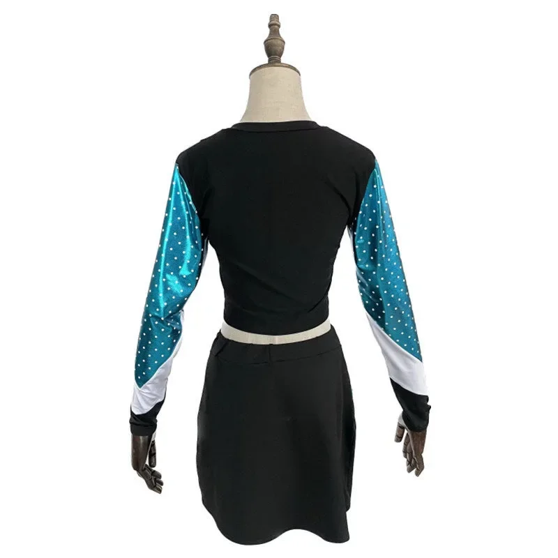 Maddy Euphoria Cheerleader Uniform Dress Maddy Perez Outfit Cosplay Costume School Girls Women Musical Sports Team Suit