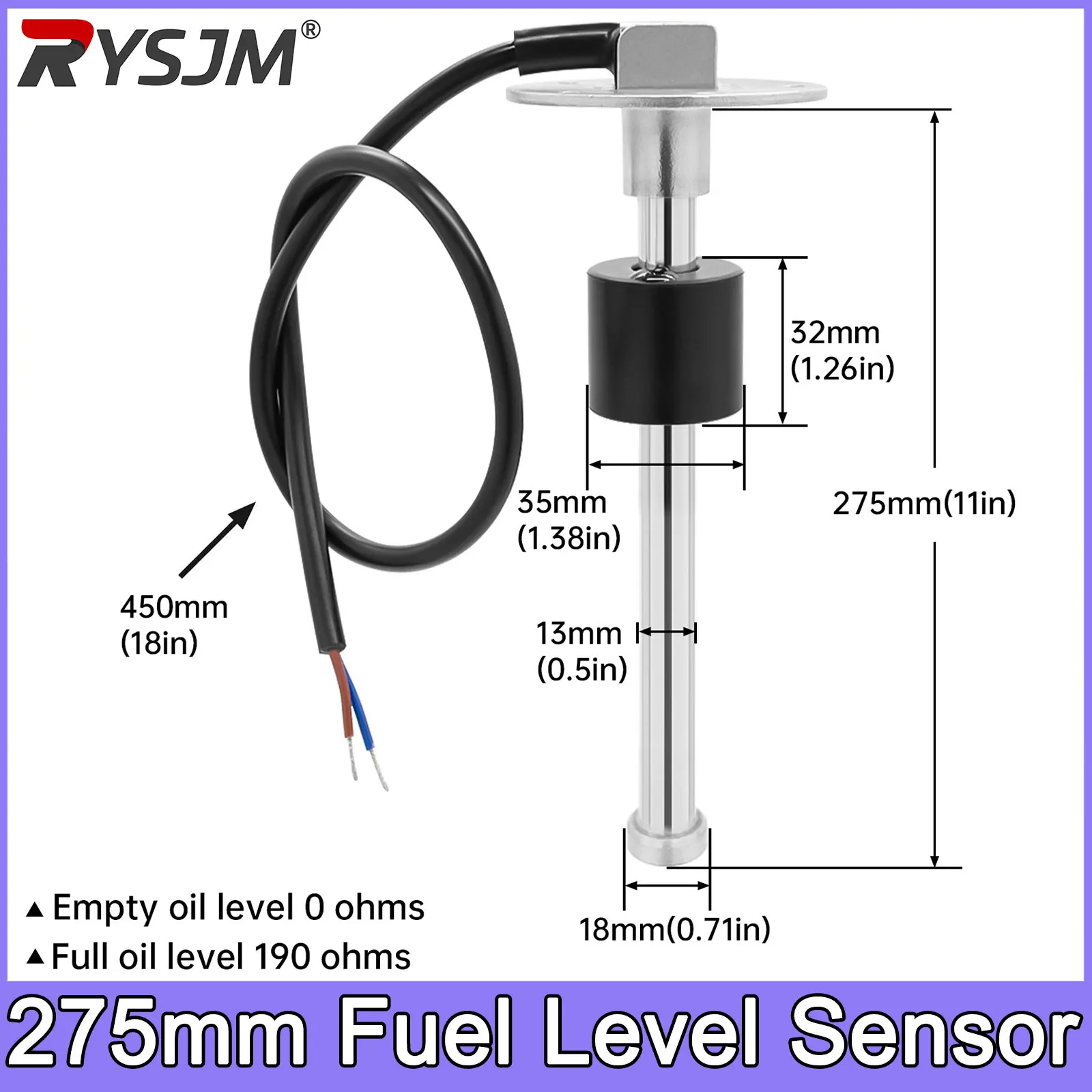 1Pc 275Mm Sensors W…