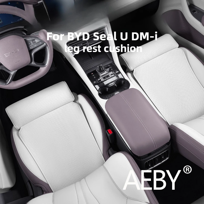 AEBY For BYD Seal U DM-i 2020-2025 Ergonomic Leg Rest Pillow, Car Seat Cushion Support, Comfortable Thigh Pad Easy Installation