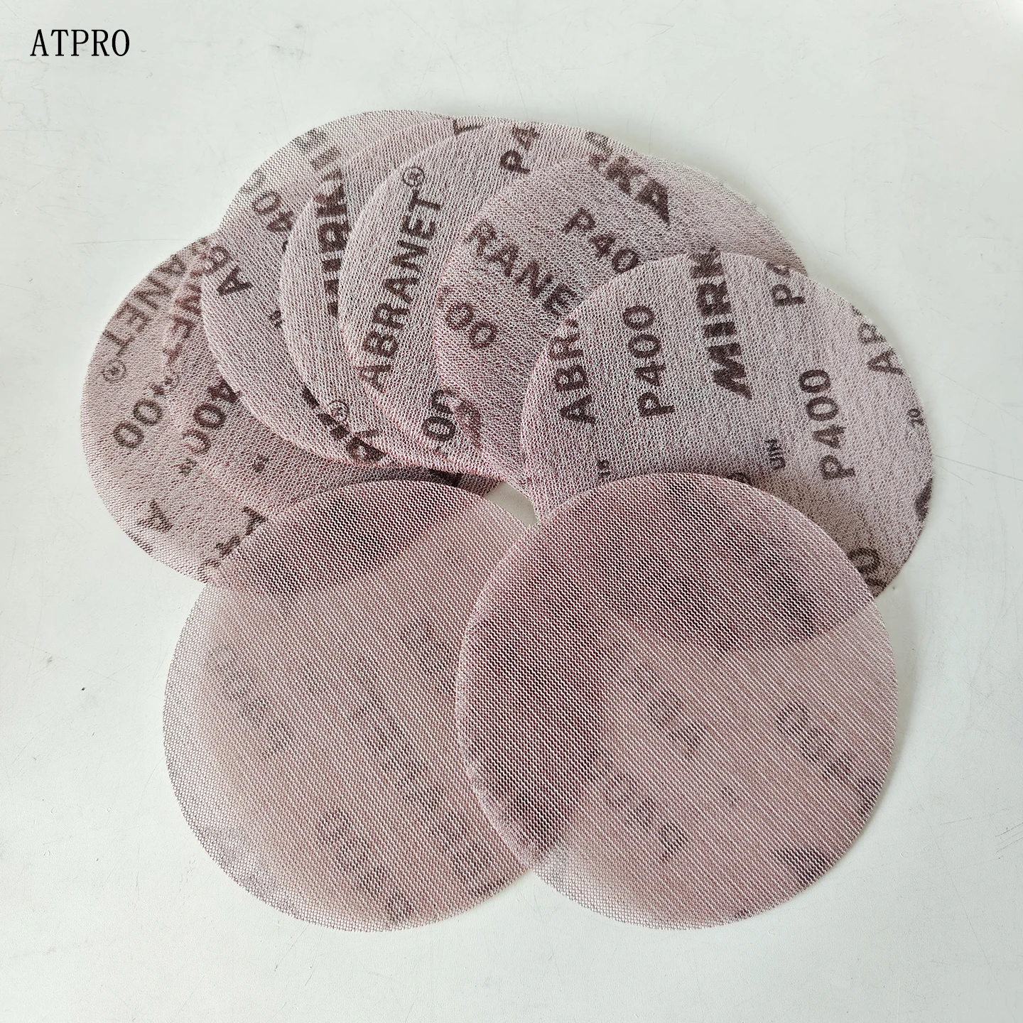 

MIRKA abrasive net sandpaper ABRANET dust-free dry sandpaper 5-inch 125mm red wood sanding paint repair abrasive