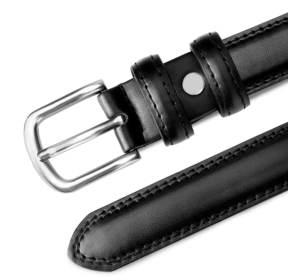 Maikun Pu Ledergürtel für Frauen Luxus weiblichen Gürtel dekorative einfache Taille Legierung Pin Schnalle Gürtel Drop Shipping – Detail 4