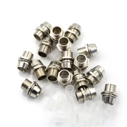 20pcs 5mm LED Holder Socket Clip Bezel Light Emitting diodo lampada Base Cover metallo Chrome Plastic Display Mount Panel Bulb Cup