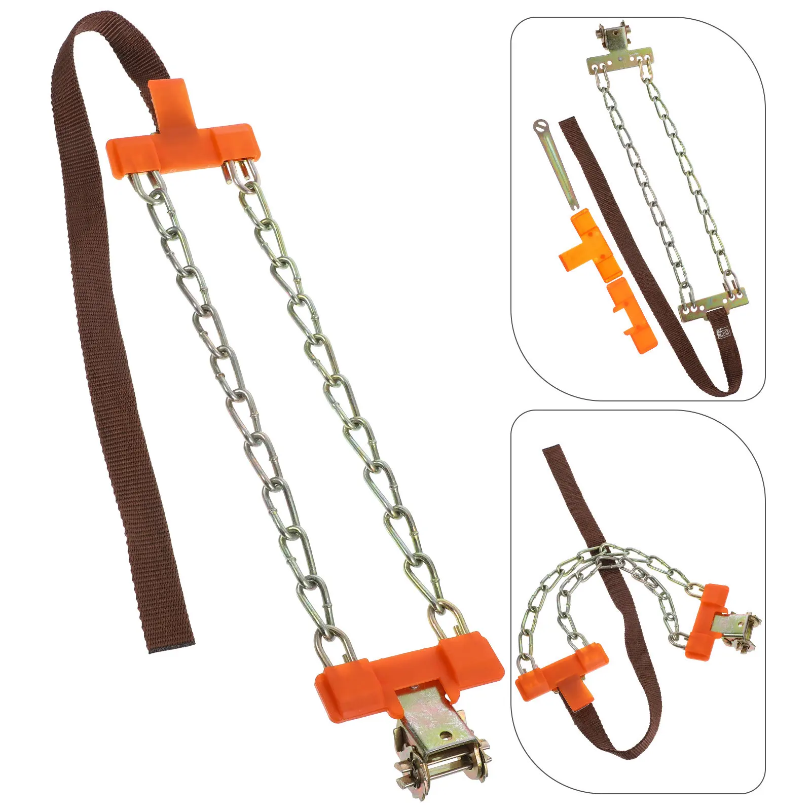 Heavy-Duty Steel Winter Tire Chains Universal Fit for Small Cars Suvs Off-Road Vehicles Snow Ice Safety Car Tire Snow Chain