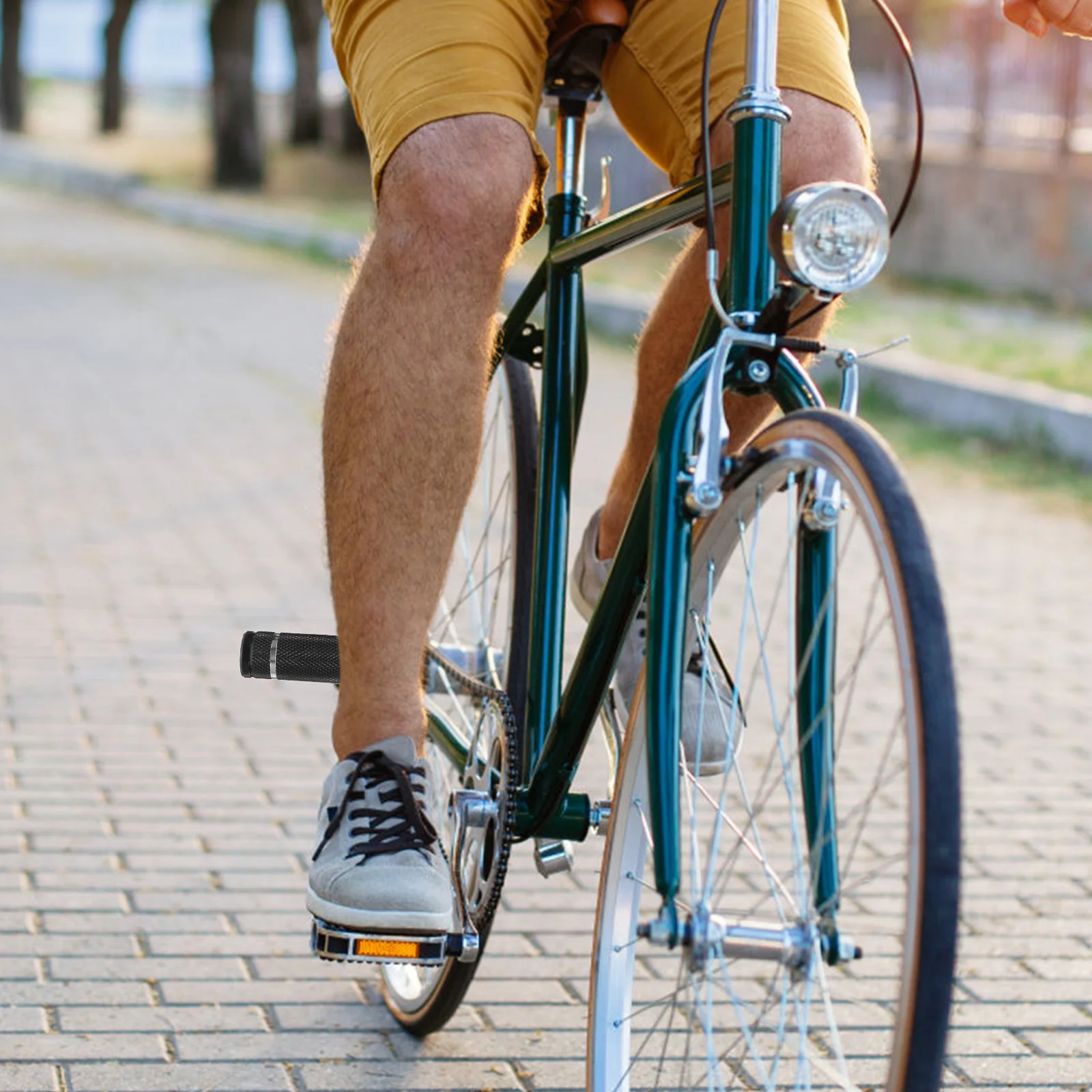 

2pcs Stainless Steel Bicycle Pedals Durable For Mountain Bike Adult Kids Cycling Repair Replacement Bike Peg Pedal