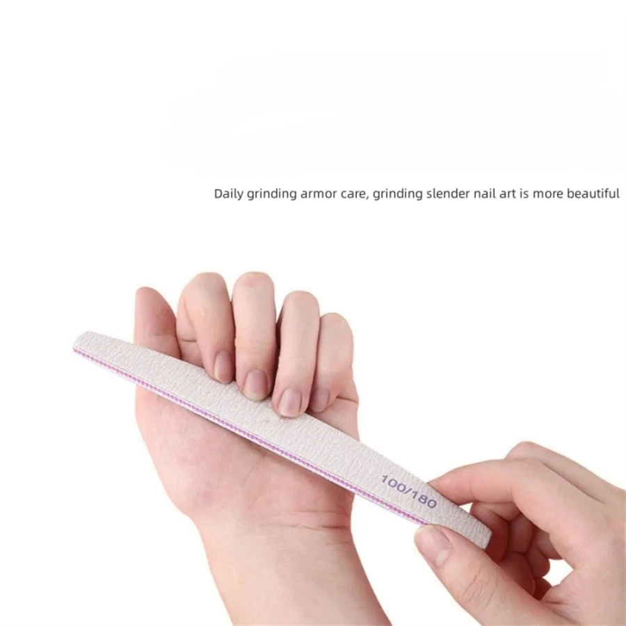 5/10/20 Stück/Set Professionelles Nagelfeilen-Set (100/180 Körnung) – Doppelseitiges, wiederverwendbares Nagelfeilen-Werkzeug für Maniküre und Nageldesign – Detail 4