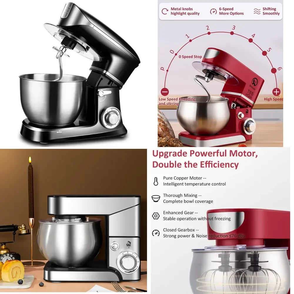 AN-Tabletop Dough Mixer Dough Kneading Machine