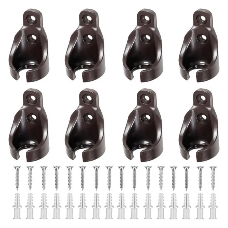 【PARTY  DAY】8Pcs Bungee Ball Receivers Brackets, Universal Bungee Kit Parts For Exterior Outdoor Sun Shades, Room Roller Sun Sha