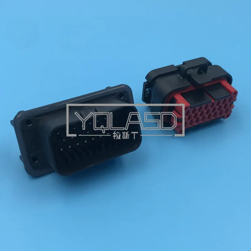 

1 Set 23 Way 776228-1 Tyco Automotive Waterproof AC Assembly AMP Sealed Socket With Crimp Terminals 770680-1