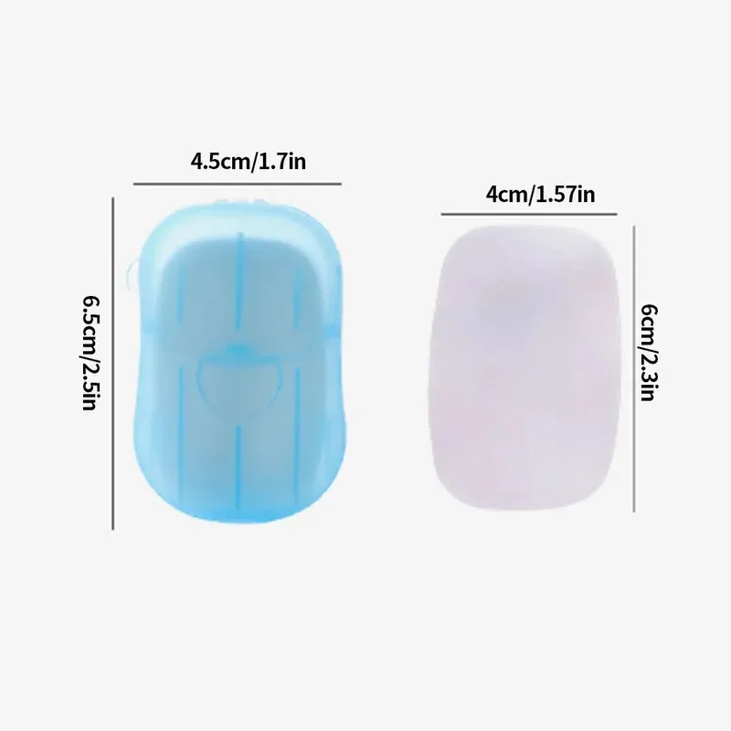 1/2/4/6pcs  Portable Soap Tablets For Travel Disposable Hand Washing Sheets Mini Solid Soap Paper Outdoor Camping