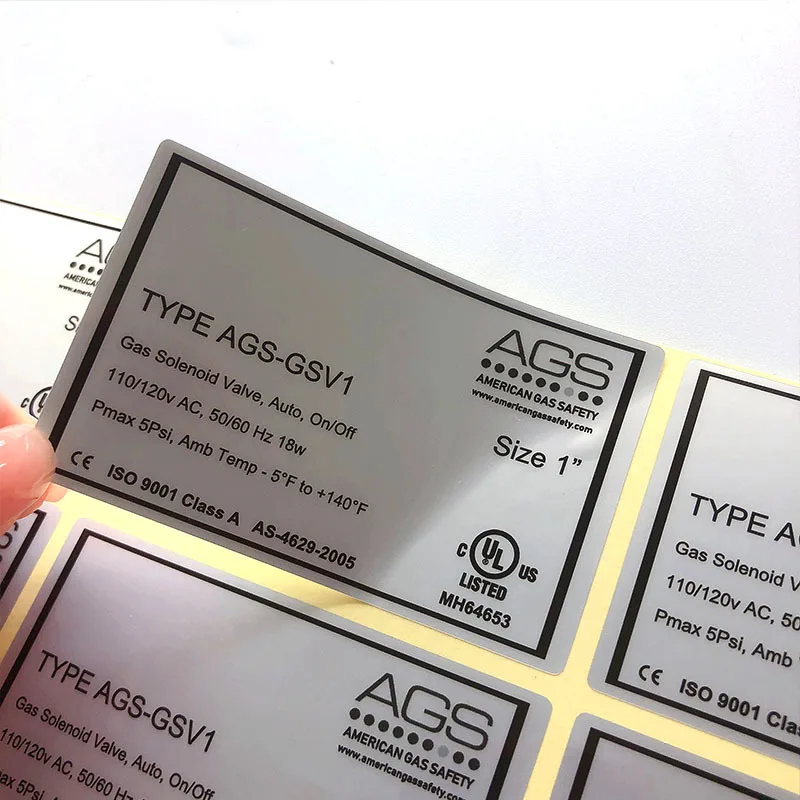 Customize various label stickers mobile phone computer tear invalid label screw hole seal easy to break warranty invalid label