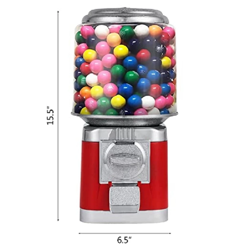 Small Gumballs Capsule  Gumball Mini Vending Machine Gummy Coin Dispenser