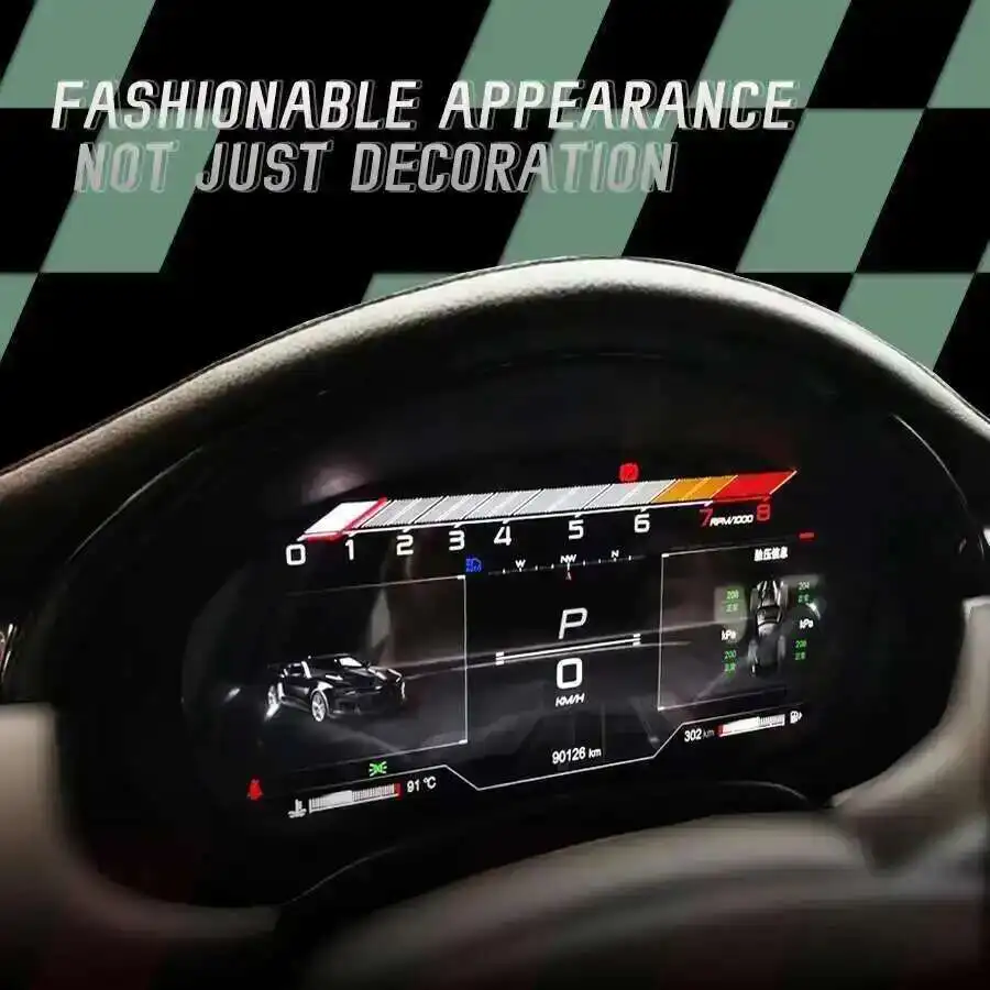 

12.3 inch New Car LCD Dashboard For Cadillac XT5 Speedometer Upgrade Smart Cluster Colorful High Definition Instrument Cluster