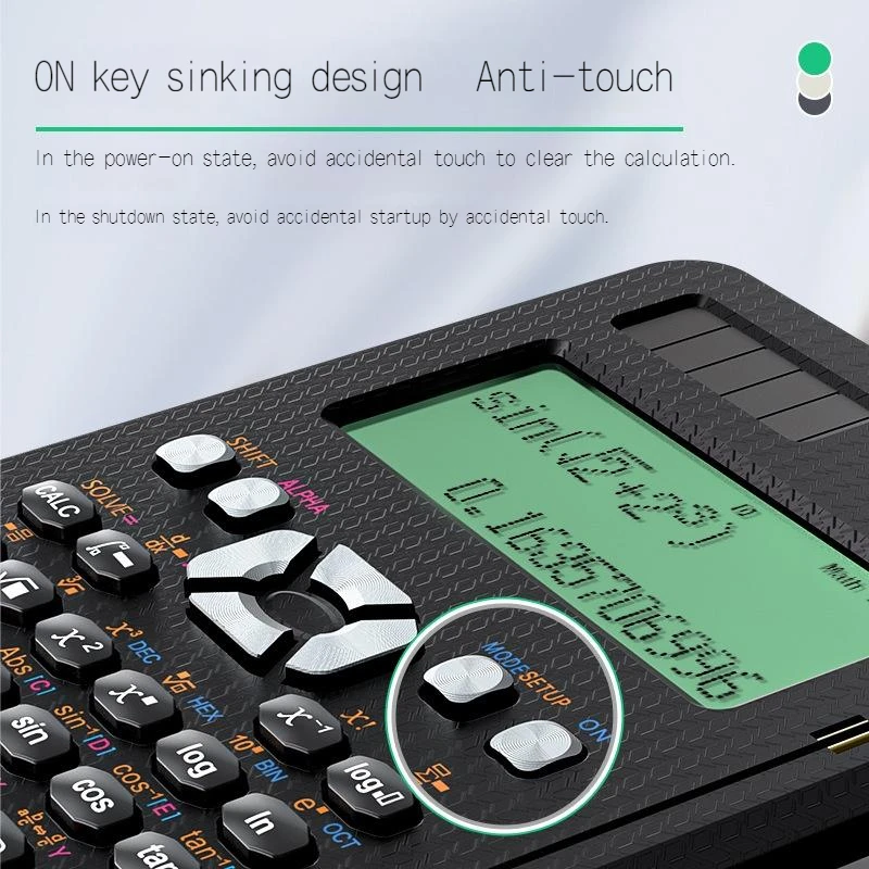 Scientific Calculator With Writing Tablet 991ms 349 Functions Engineering Financial Calculator For School Students Office Solar