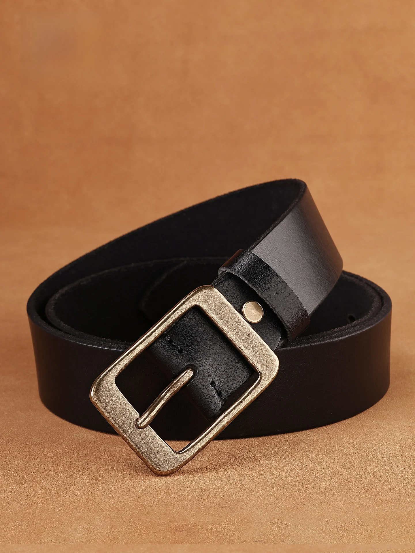 genuine-top-layer-cowhide-belt-men's-casual-handmade-leather-belt-buckle-vintage-pants-trendy-width-38cm-copper-clasp