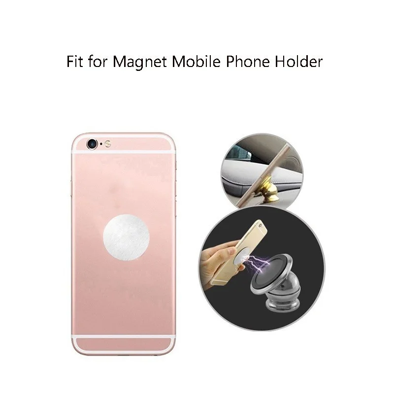 30mm Metal Plate Disk Iron Sheet  Self-Adhesive Sticker for Magnetic Car Phone Holder Metal Plate Magnetic Bracket Accessories
