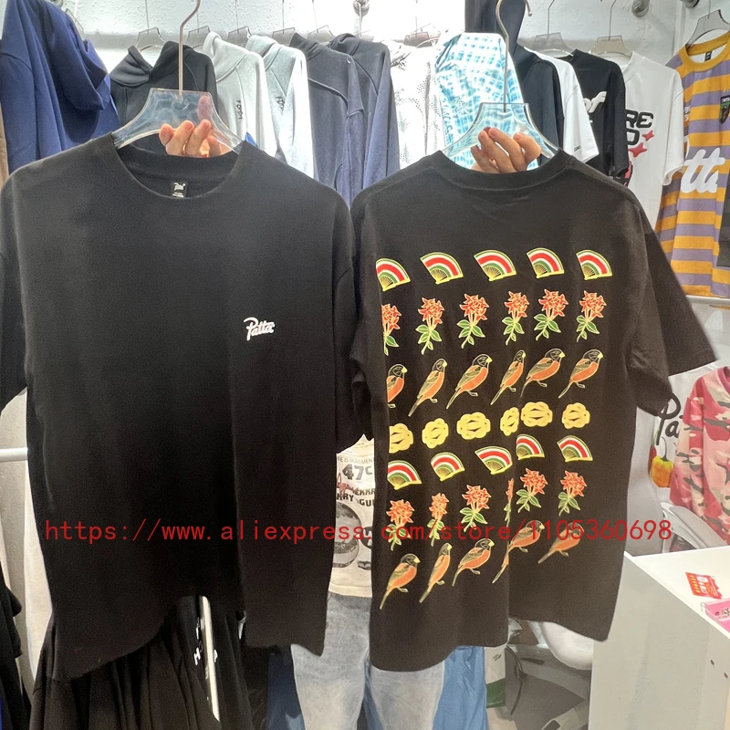 2026 New PATTA T-shirt Summer Loose Casual 100%Cotton Short Sleeve Men's Clothing Top