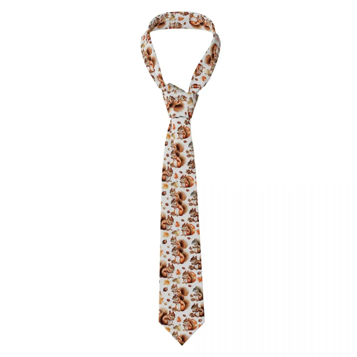gravata-masculina-de-acao-de-gracas-esquilos-avelas-gravata-fashion-para-negocios
