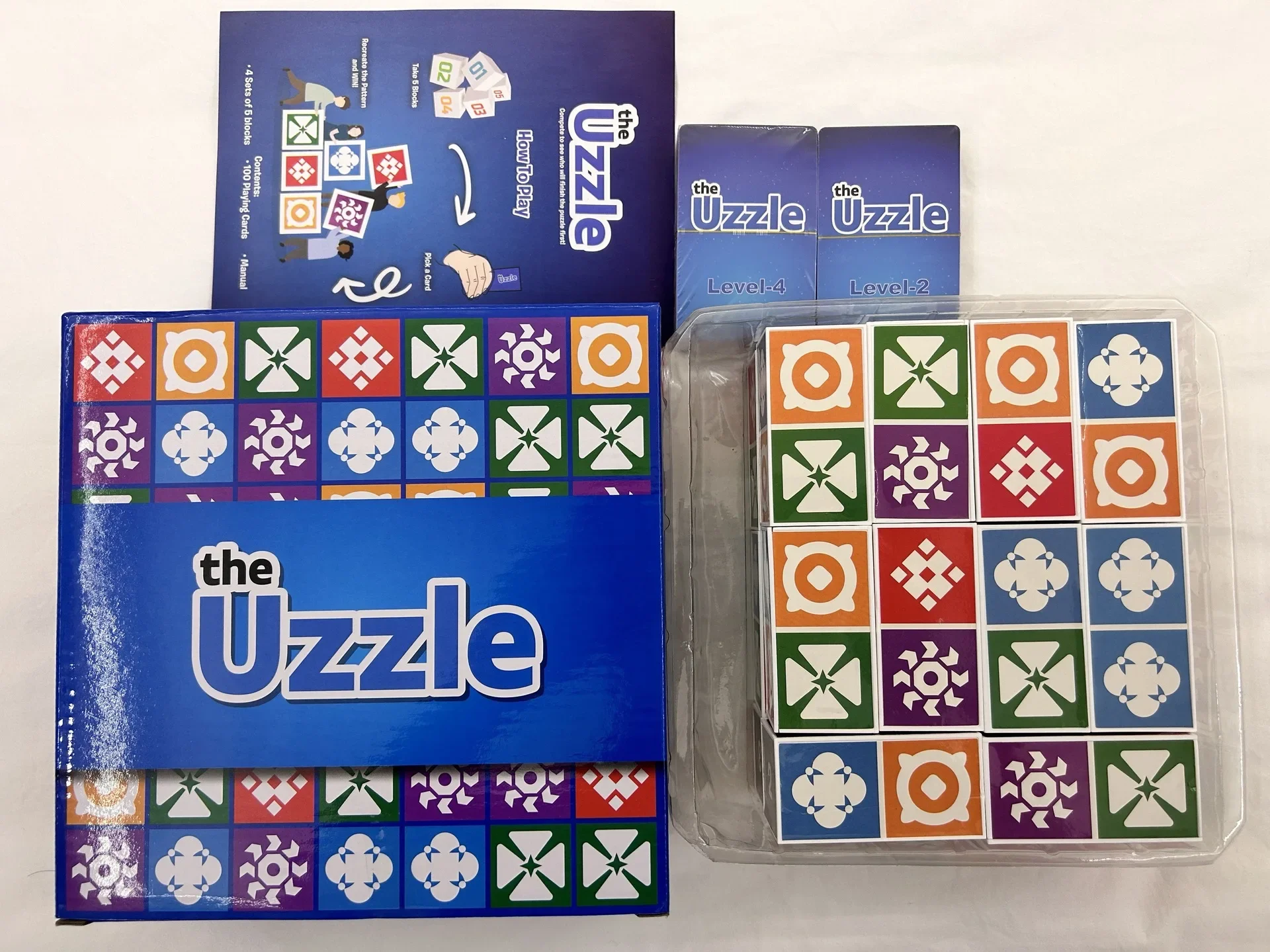 UZZLE PUZZLE Spatial Logic Thinking Board Game Matching Parent Child Interactive Developing The Brain Toy Children Birthday Gift