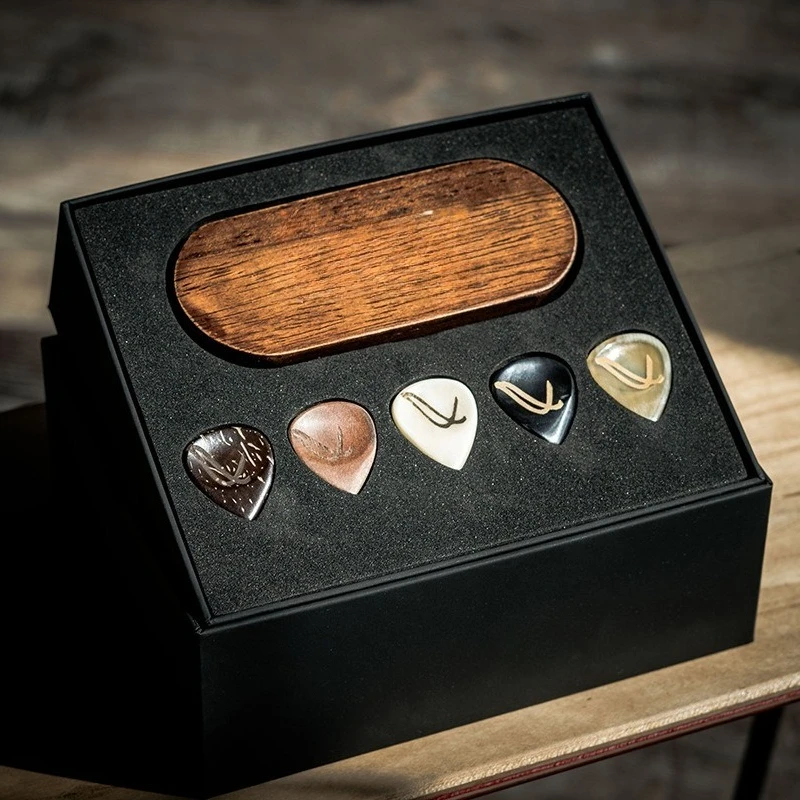 

Handmade Pick Guitars Gift Boxes Bass Guitar Pick Accessories