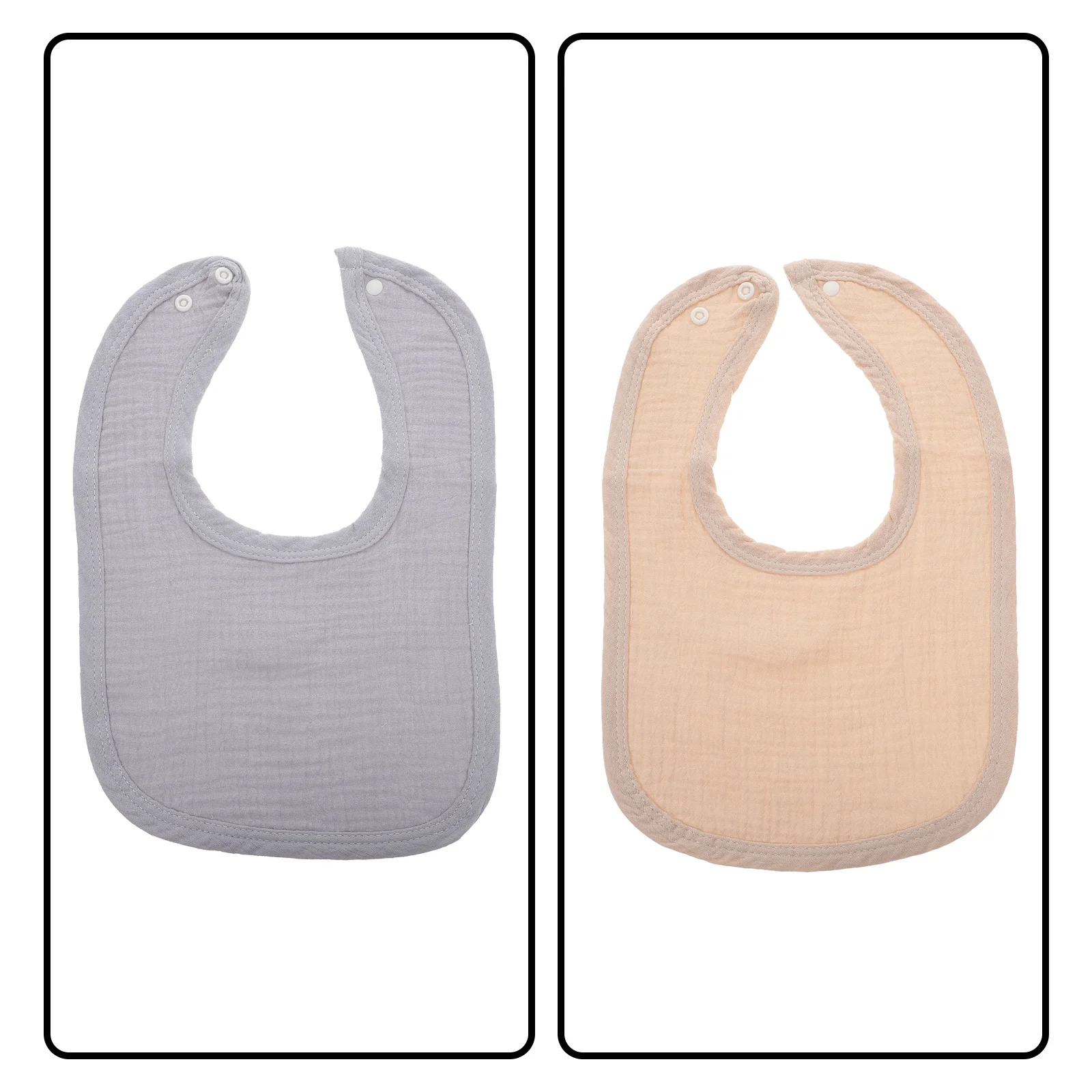 

2Pcs Baby Bibs Comfortable Cotton Absorbent Lightweight Newborn Infant Eating Drool Wipes Baby Bandana Bibs Newborn Saliva Wipes