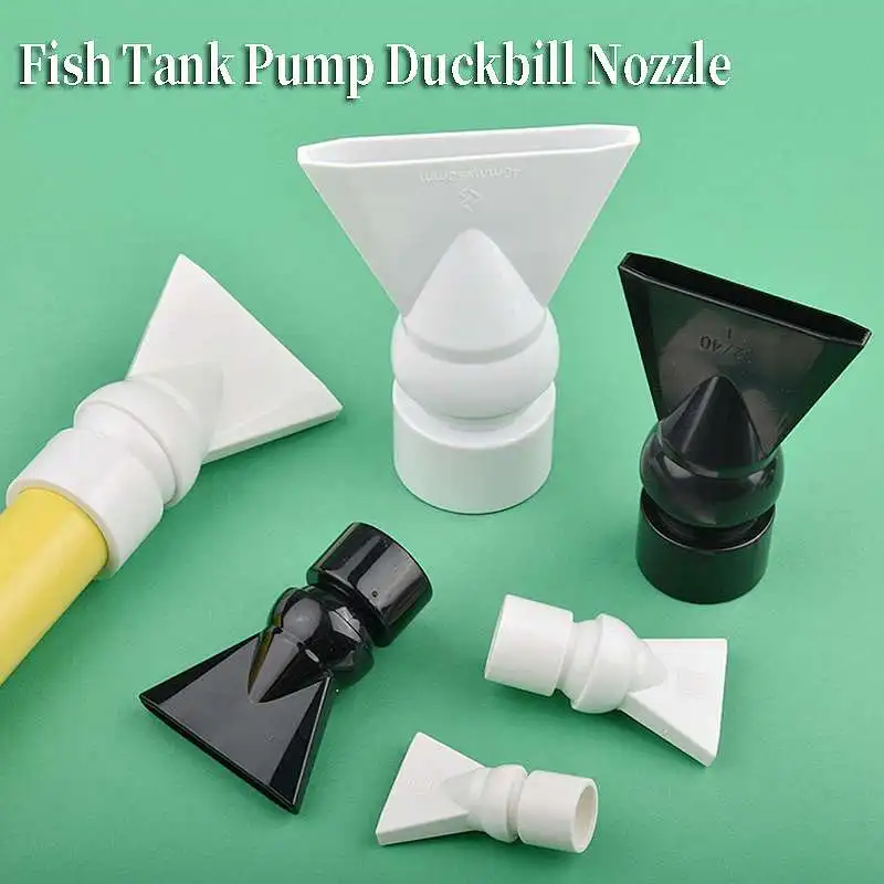 ID16-40mm Adjustable Fish Tank Pump Duckbill Nozzle Aquarium Filter Pump Rotating Water Outlet Return Pipe Connector Plumbing