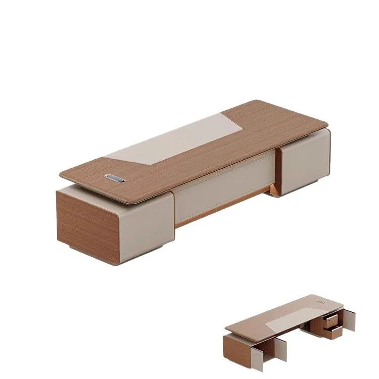 

Легкий роскошный президентский стол, элитный стул, стол большого класса, общий менеджер, комбинация офисного стола и стула