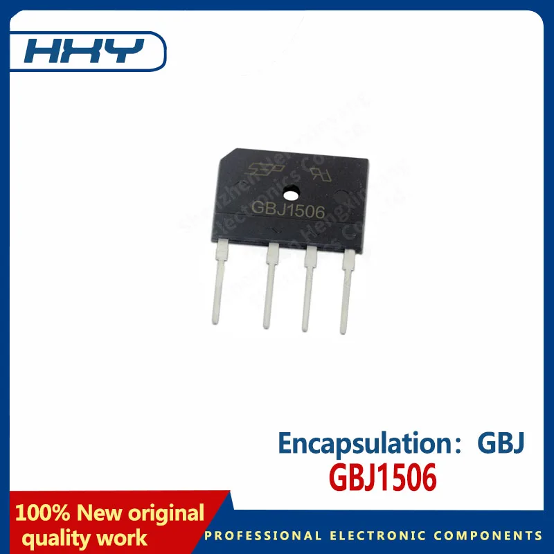 10PCS   GBJ1506 GBJ package rectifier bridge diode